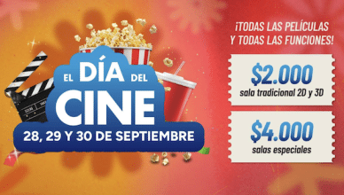 Día del Cine Chile septiembre 2026