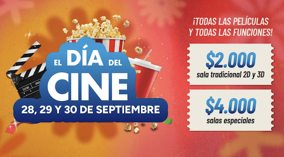 Día del Cine Chile septiembre 2026