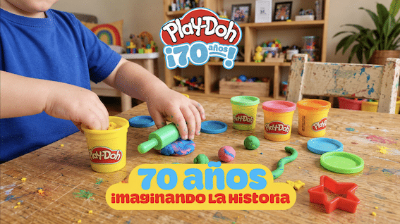 Play-Doh desarrollo infantil motricidad fina juego creativo